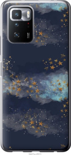 

Чехол Ночь золотые звезды для Xiaomi Poco X3 GT 1406150