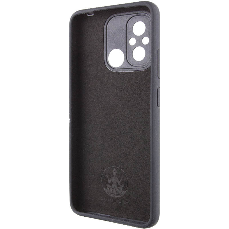 Чехол Silicone Cover Lakshmi Full Camera (AA) with logo для Xiaomi Redmi 12C / Poco C55 (Черный / Black) в магазине vchehle.ua