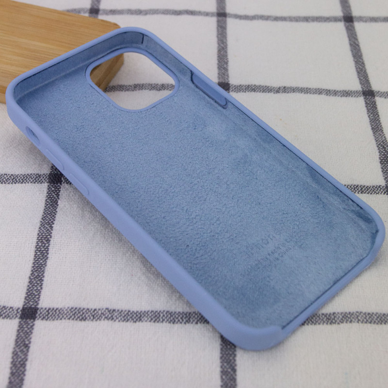 Фото Чохол Silicone Case (AA) на Apple iPhone 12 Pro Max (6.7") (Блакитний / Lilac Blue) в маназині vchehle.ua