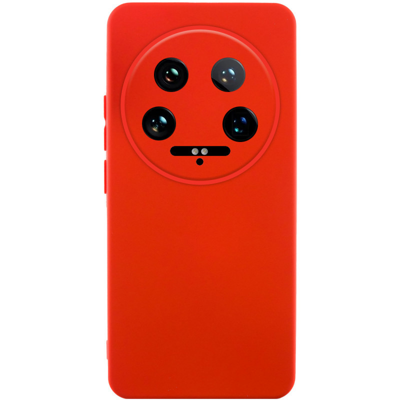 Чохол Silicone Cover Lakshmi Full Camera (AAA) на Xiaomi 14 Ultra (Червоний / Red)