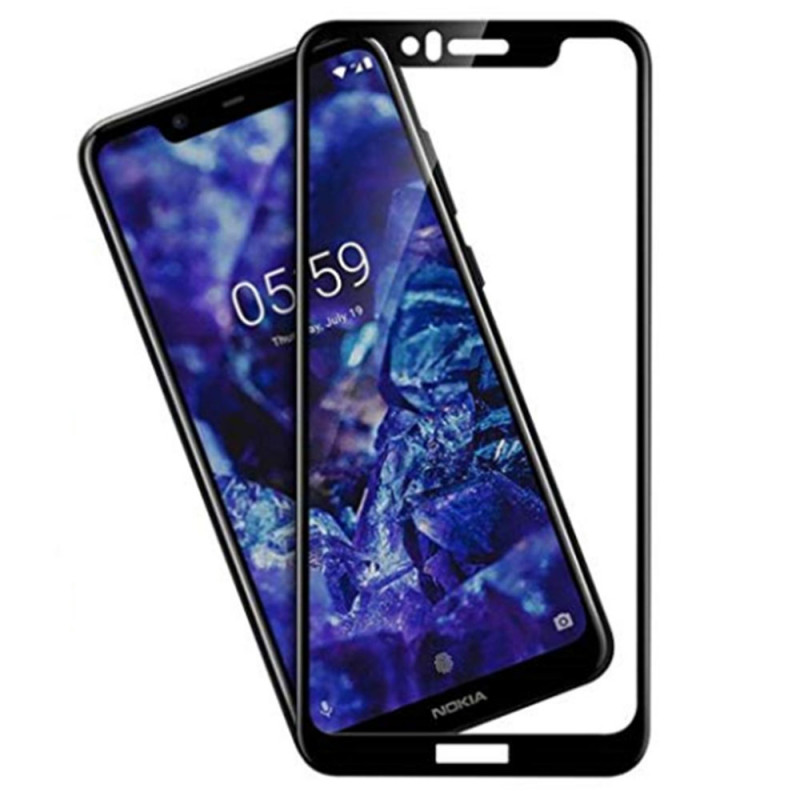 

Захисне скло 2.5D CP + (full glue) на Nokia 5.1 Plus (Nokia X5) (Чорний) 860430