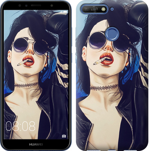 

Чехол Девушка на стиле для Huawei Y6 Prime 2018 670558