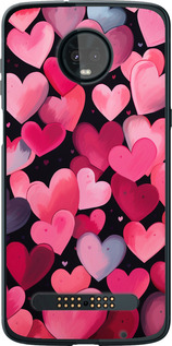 

Чехол Сердечки 4 для Moto Z3 Play 1646451