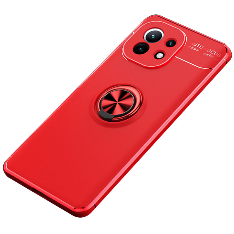 

TPU чохол Deen ColorRing під магнітний тримач (opp) на Xiaomi Mi 11 (Чорний / Rose Gold) 1104703