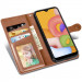 Фото Кожаный чехол-книжка GETMAN Gallant (PU) для Motorola Moto G05 / E15 (Коричневый) на vchehle.ua