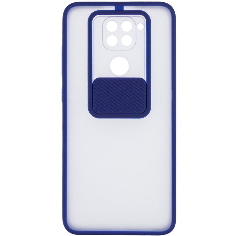 

Чехол Camshield mate TPU со шторкой для камеры для Xiaomi Redmi Note 9 / Redmi 10X (Синий) 923479