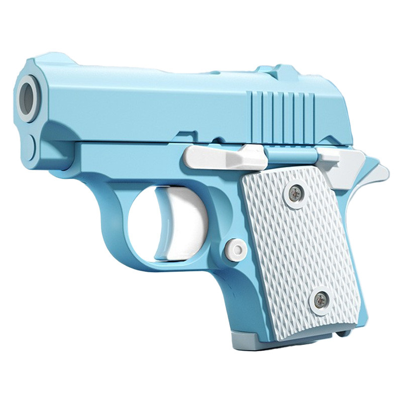 Дитячий іграшковий пістолет-антистрес (Blue / White)