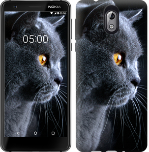 

Чехол Красивый кот для Nokia 3.1 667263