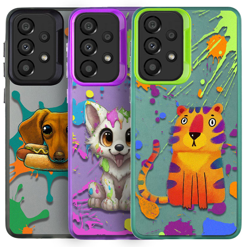 TPU+PC чохол TakiTaki Graffiti magic glow на Samsung Galaxy A53 5G