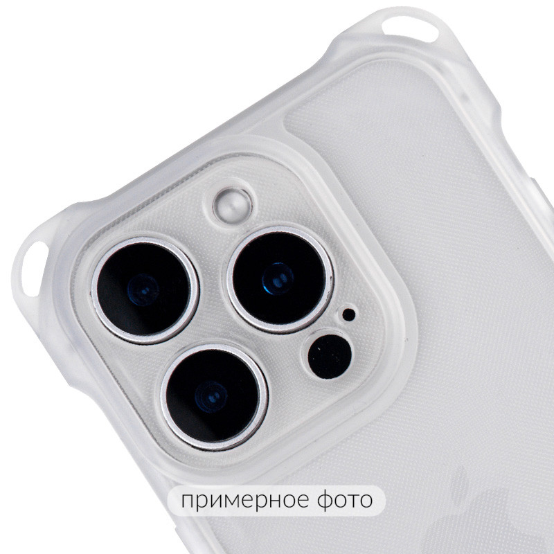 Фото Чохол TPU CrossBody with straps на Apple iPhone 16e (6.1") (Transparent) в маназині vchehle.ua