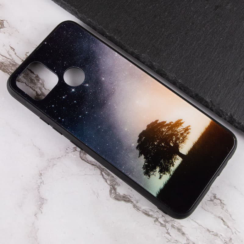 Фото TPU+Glass чохол Diversity на Xiaomi Redmi 9C (Tree) в маназині vchehle.ua