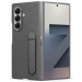 Фото Кожаный чехол Leather Case (AAA) with stand для Samsung Galaxy Z Fold7 (Gray) на vchehle.ua