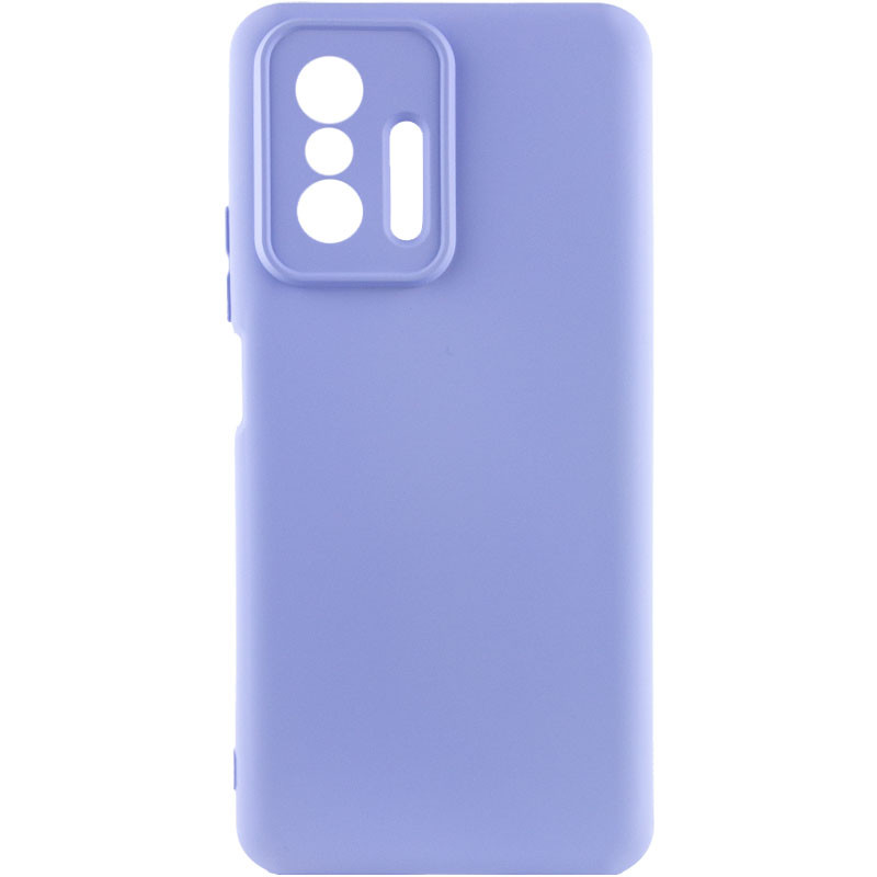 Чохол Silicone Cover Lakshmi Full Camera (AA) на Xiaomi 11T / 11T Pro (Бузковий / Dasheen)