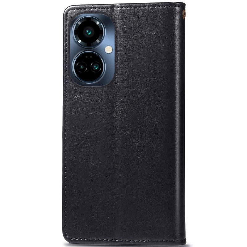 Фото Шкіряний чохол книжка GETMAN Gallant (PU) для TECNO Camon 19 (Чорний) на vchehle.ua