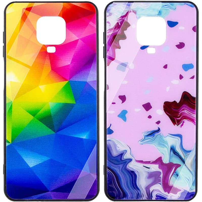 TPU+Glass чехол Diversity для Xiaomi Redmi Note 9s / Note 9 Pro / Note 9 Pro Max