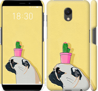 

Чохол Мопс з кактусом на Meizu M6s 795655