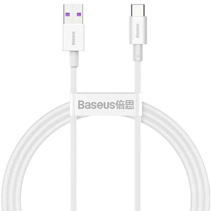 Дата кабель Baseus Superior Series Fast Charging USB to Type-C PD 66W (2m) (CATYS-A) (Білий)