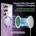 TPU чохол Delight case with Magnetic Safe з захисними лінзами на камеру на Samsung Galaxy S21 (Фіолетовий / Purple) в магазині vchehle.ua