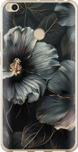 Чохол Чорні квіти на Xiaomi Mi Max 2