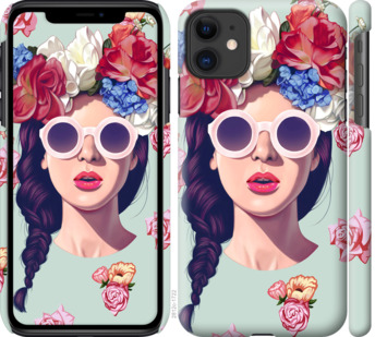 

Чохол Дівчина з квітами на iPhone 11 778717