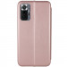 Кожаный чехол-книжка Classy для Xiaomi Redmi Note 10 Pro / 10 Pro Max (Rose Gold) в магазине vchehle.ua