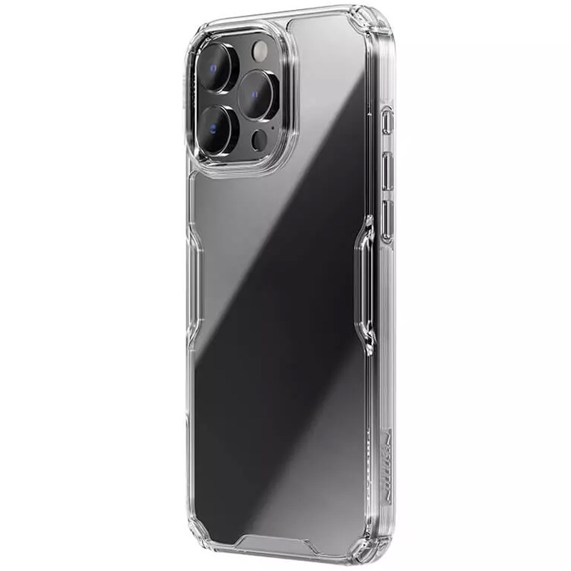 Фото TPU чехол Nillkin Nature Pro Series для Apple iPhone 16 Pro Max (6.9") (Бесцветный (прозрачный)) на vchehle.ua