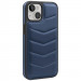 Кожаная накладка Puffer with Magnetic Safe для Apple iPhone 14 (6.1") (Blue) в магазине vchehle.ua