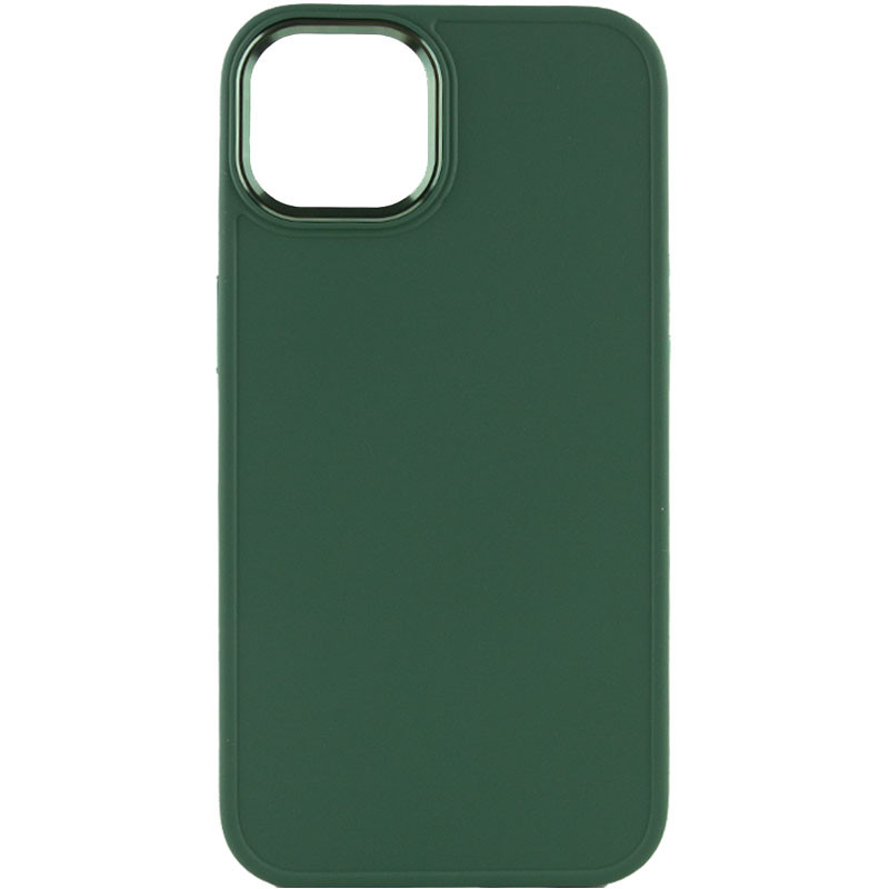 Фото TPU чохол Bonbon Metal Style на Apple iPhone 14 (6.1") (Зелений / Pine green) на vchehle.ua