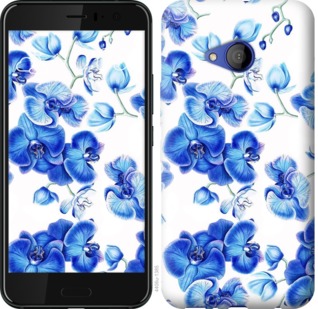 

Чехол Голубые орхидеи для HTC U11 Life 724958