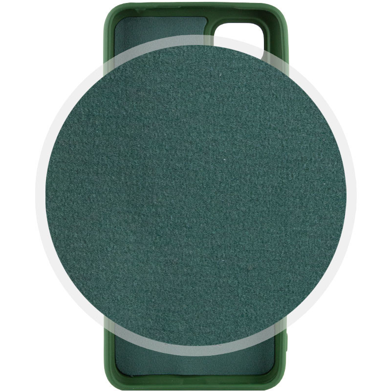 Фото Чохол Silicone Cover Lakshmi Full Camera (AA) на Xiaomi Redmi Note 11 (Global) / Note 11S (Зелений / Dark green) в маназині vchehle.ua