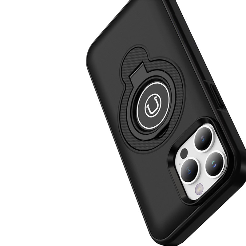Купить TPU+Textured PC Magnet для Apple iPhone 12 Pro Max (6.7") (Black) на vchehle.ua