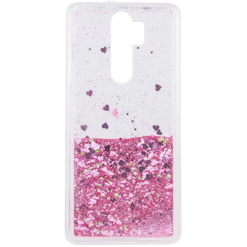 

TPU чохол Liquid hearts на Xiaomi Redmi Note 8 Pro (Рожевий) 786409
