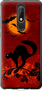 

Чехол Чёрная кошка под луной для Nokia 5.1 1422611