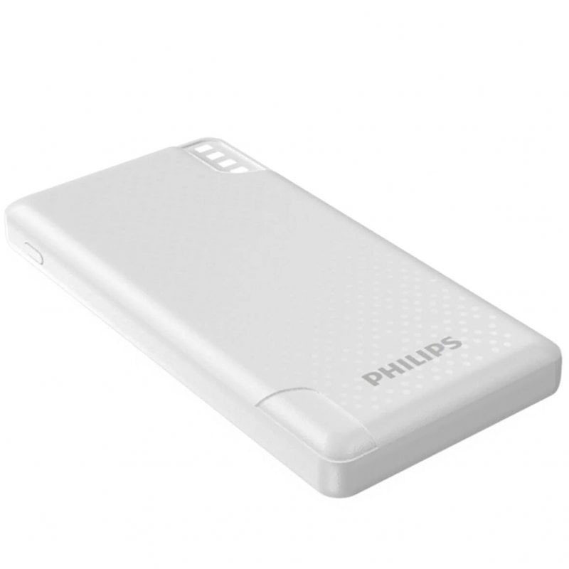 Фото Портативное ЗУ Powerbank Philips Display 10000 mAh 12W (DLP2010N/62) (Белый) на vchehle.ua