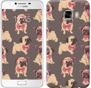 

Чехол мопсики 2 для Samsung Galaxy C7 C7000 731278