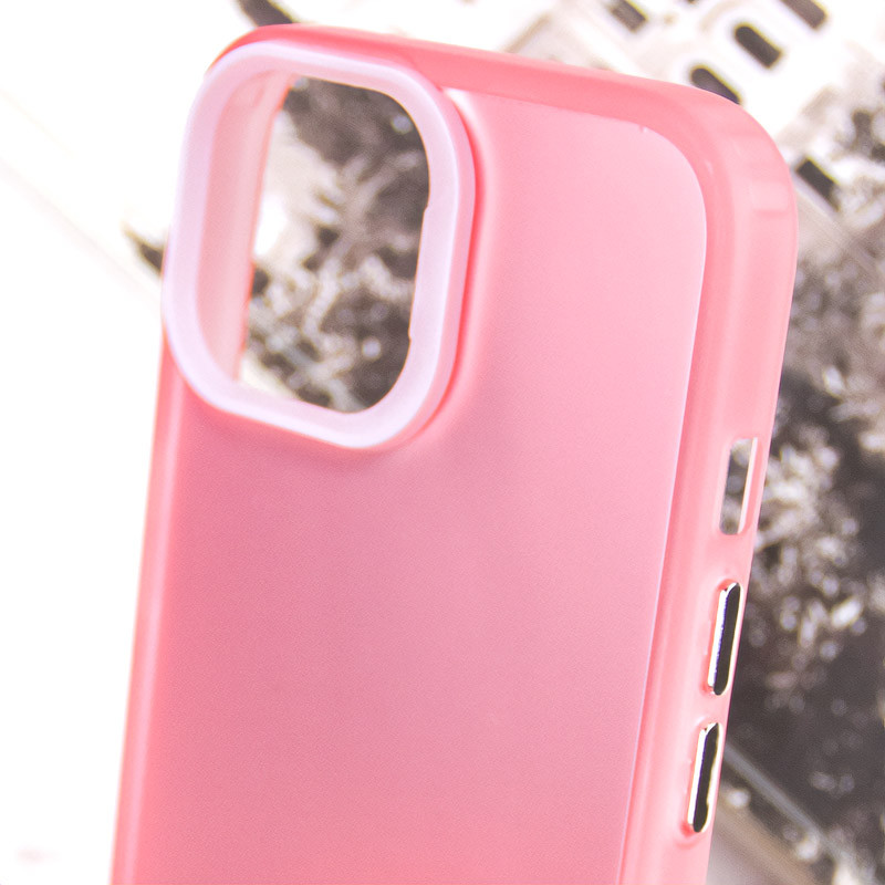 TPU+PC чехол Magic glow with protective edge для Apple iPhone 13 / 14 (6.1") (Pink) в магазине vchehle.ua