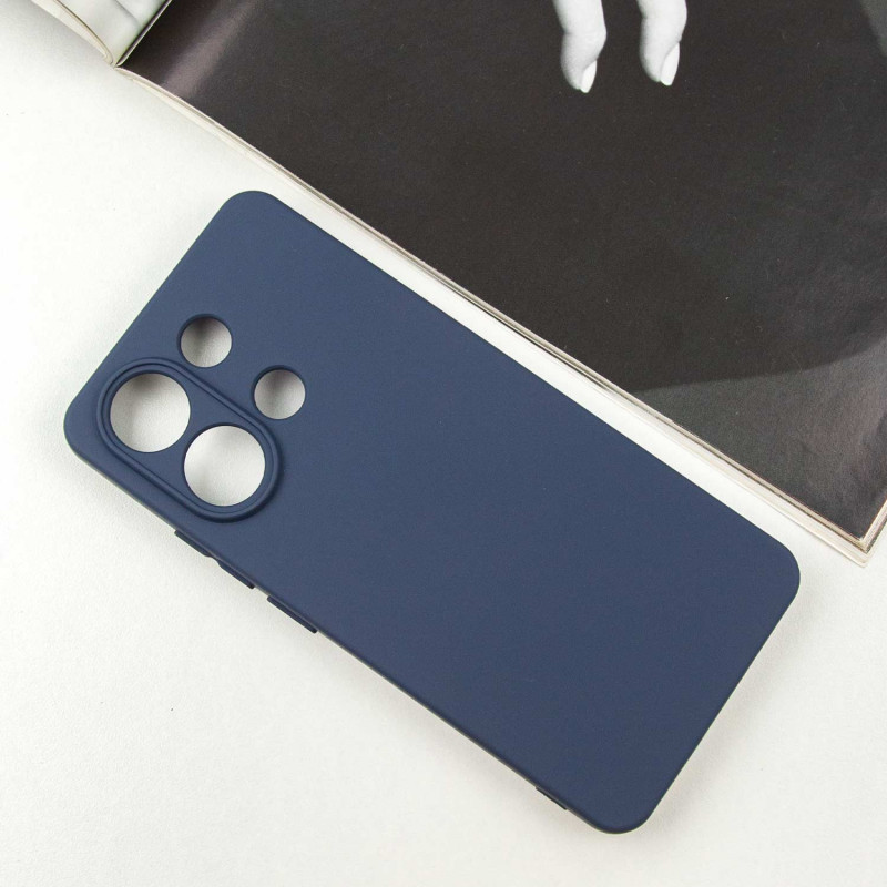 Фото Чохол Silicone Cover Lakshmi Full Camera (A) на Xiaomi Redmi Note 13 4G (Синій / Midnight Blue) на vchehle.ua