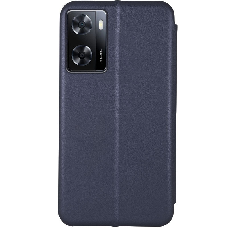 Фото Кожаный чехол-книжка Classy для Oppo A57s / A77s (Темно-синий) на vchehle.ua