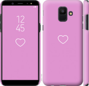 Чехол Сердце 2 для Samsung Galaxy A6 2018