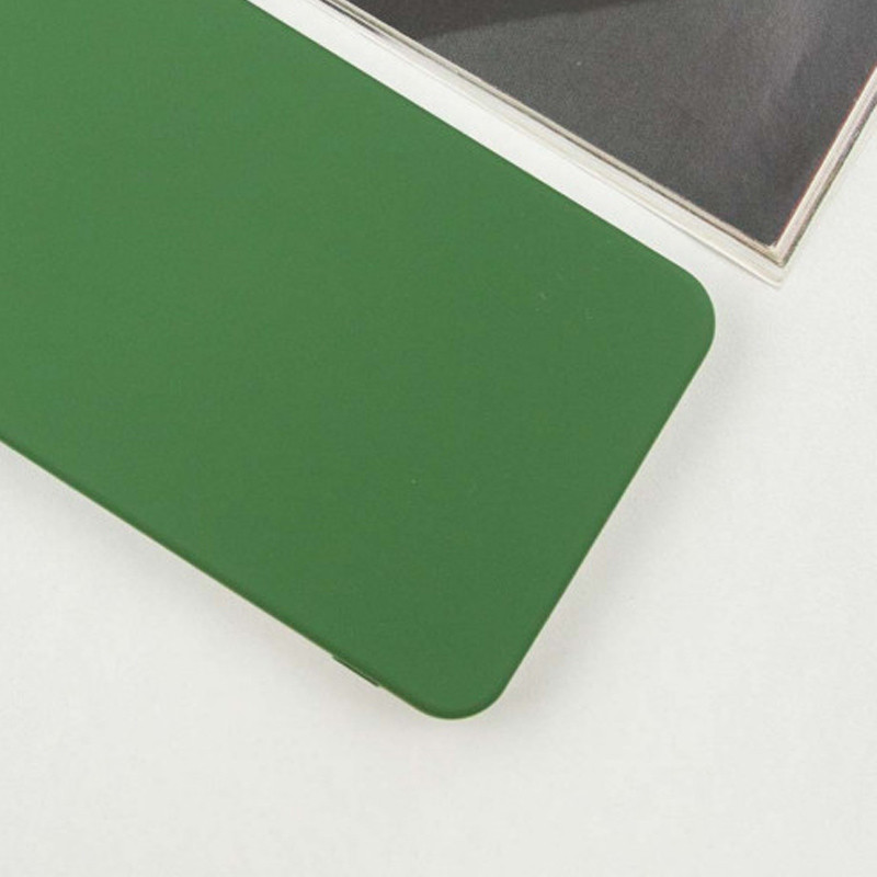 Фото Чехол Silicone Cover Lakshmi Full Camera (AA) для Xiaomi Poco M3 (Зеленый / Dark green) на vchehle.ua