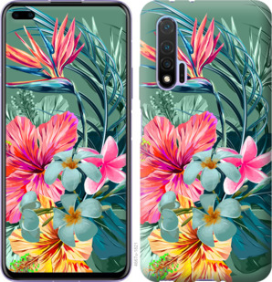 

Чехол Тропические цветы v1 для Huawei Nova 6 879695