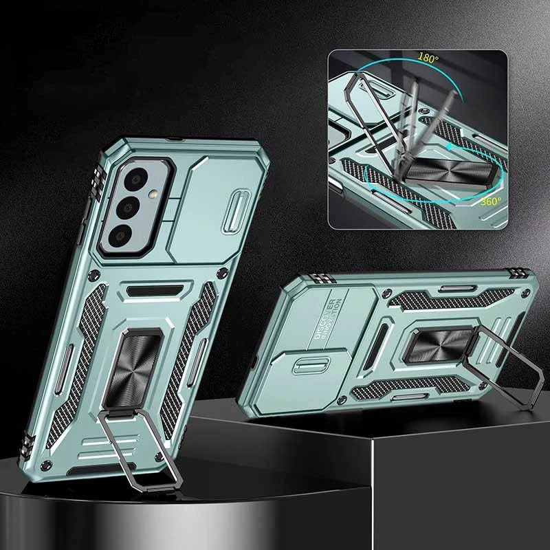 Фото Ударопрочный чехол Camshield Army Ring для Samsung Galaxy A36 5G / A56 5G (Зеленый / Light Green) в магазине vchehle.ua