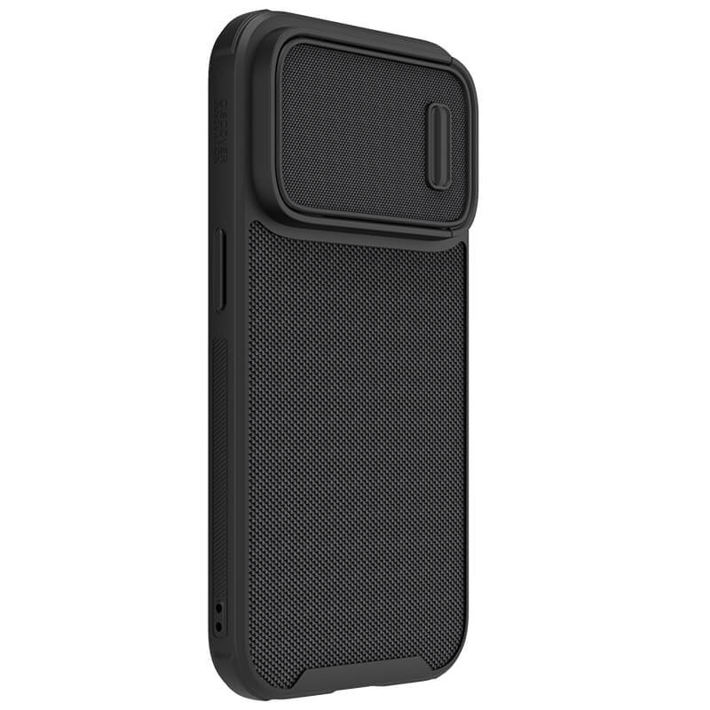 Фото TPU+PC чехол Nillkin Textured S Magnetic для Apple iPhone 14 Pro Max (6.7") (Black) в магазине vchehle.ua