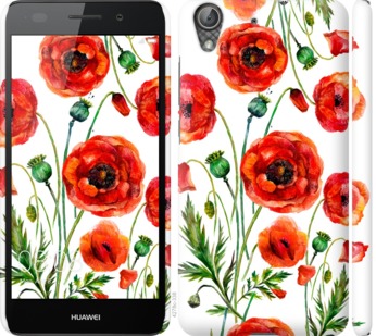 

Чехол Нарисованные маки для Huawei Y6 II 744215