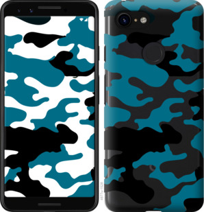 

Чохол Камуфляж прозорий фон на Google Pixel 3 915873