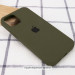 Фото Чехол Silicone Case Full Protective (AA) для Apple iPhone 16 Pro (6.3") (Зеленый / Dark Olive) в магазине vchehle.ua