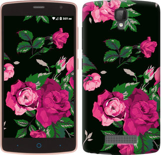 

Чохол Троянди на чорному тлі на ZTE L5 547230