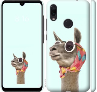 

Чехол Модная лама для Xiaomi Redmi Note 7S 753265
