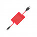 Фото Дата кабель Hoco X21 Silicone Type-C Cable (1m) (Чорний / Червоний) на vchehle.ua