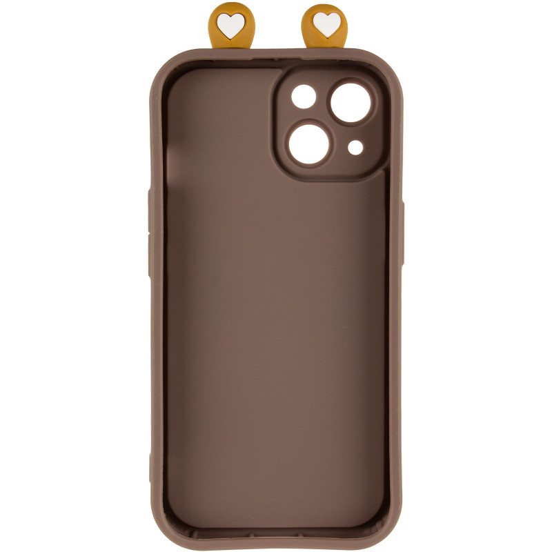 Фото Чехол TPU Toys Case with Ears для Apple iPhone 13 (6.1") (Brown) в магазине vchehle.ua